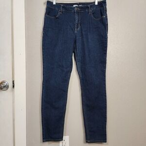 Old Navy Jean's Super Skinny Mid Rise Women's Size 12‎ Dark Wash